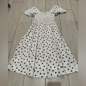 Madewell polka dot dress